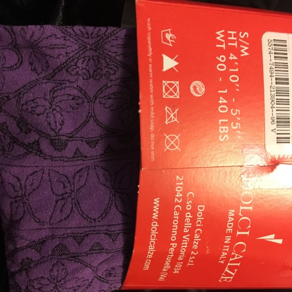 Dolci Calze Tights Size S/M - Picture 4 of 4